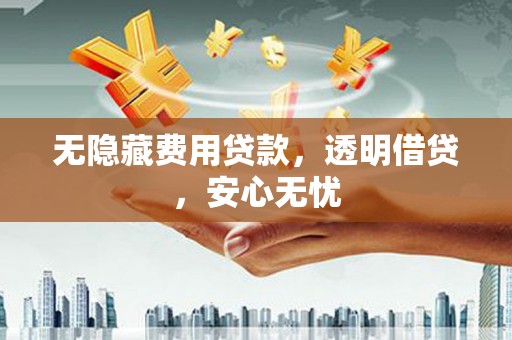 友谊无隐藏费用贷款，透明借贷，安心无忧