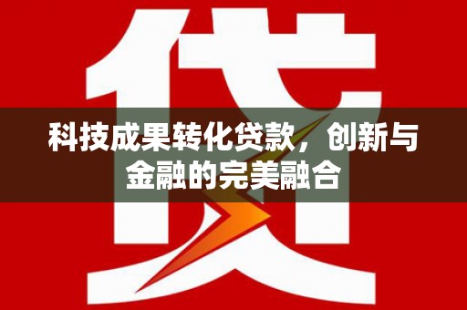 友谊科技成果转化贷款，创新与金融的完美融合