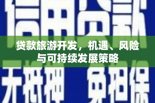 友谊贷款旅游开发，机遇、风险与可持续发展策略