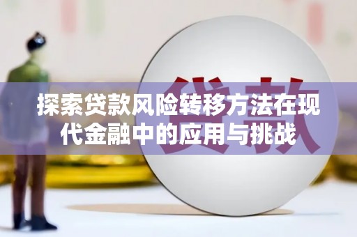 友谊探索贷款风险转移方法在现代金融中的应用与挑战