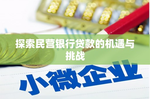 友谊探索民营银行贷款的机遇与挑战