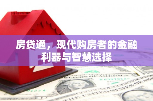 友谊房贷通，现代购房者的金融利器与智慧选择