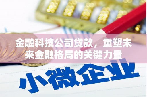 友谊金融科技公司贷款，重塑未来金融格局的关键力量
