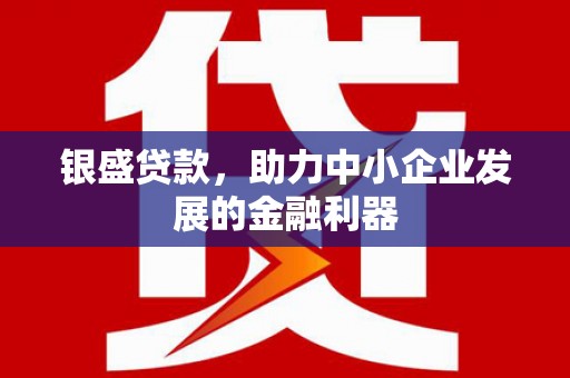 友谊银盛贷款，助力中小企业发展的金融利器
