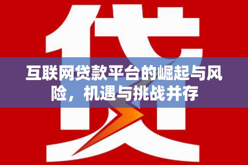 友谊互联网贷款平台的崛起与风险，机遇与挑战并存