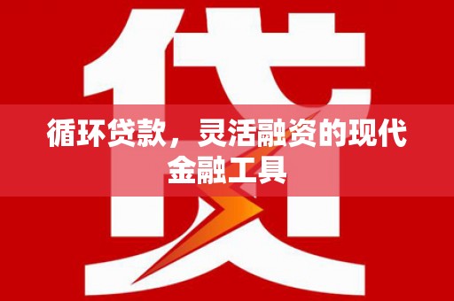 友谊循环贷款，灵活融资的现代金融工具