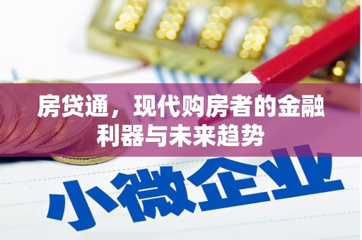 友谊房贷通，现代购房者的金融利器与未来趋势