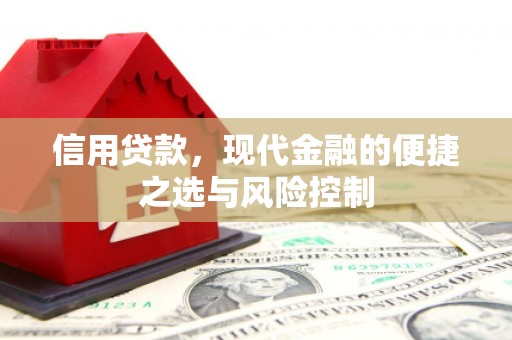 友谊信用贷款，现代金融的便捷之选与风险控制