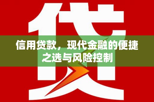 友谊信用贷款，现代金融的便捷之选与风险控制