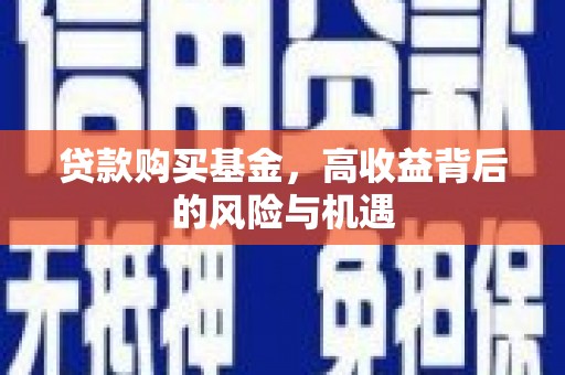 友谊贷款购买基金，高收益背后的风险与机遇