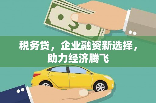 友谊税务贷，企业融资新选择，助力经济腾飞