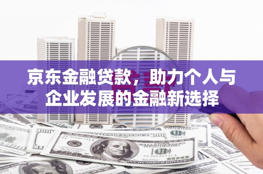 友谊京东金融贷款，助力个人与企业发展的金融新选择