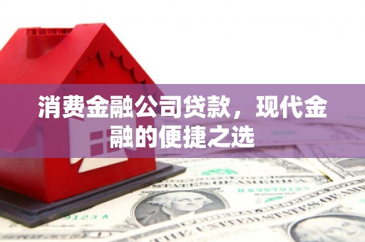 友谊消费金融公司贷款，现代金融的便捷之选