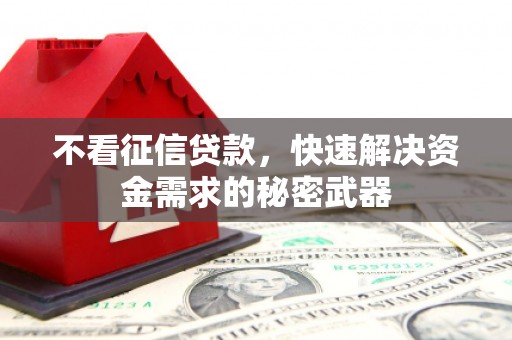 友谊不看征信贷款，快速解决资金需求的秘密武器