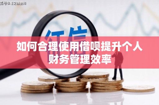 友谊如何合理使用借呗提升个人财务管理效率