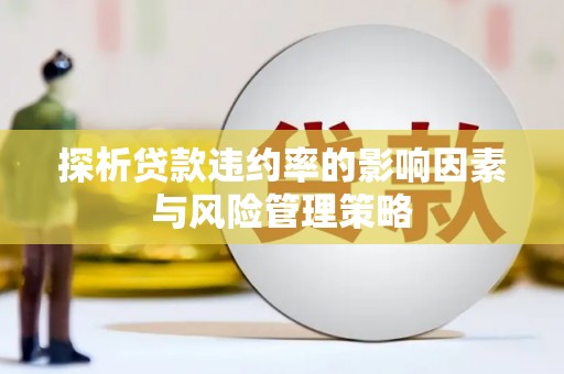 友谊探析贷款违约率的影响因素与风险管理策略