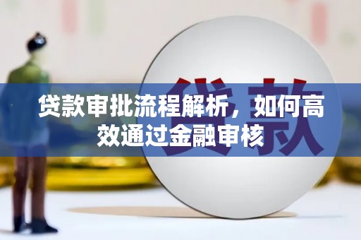 友谊贷款审批流程解析，如何高效通过金融审核