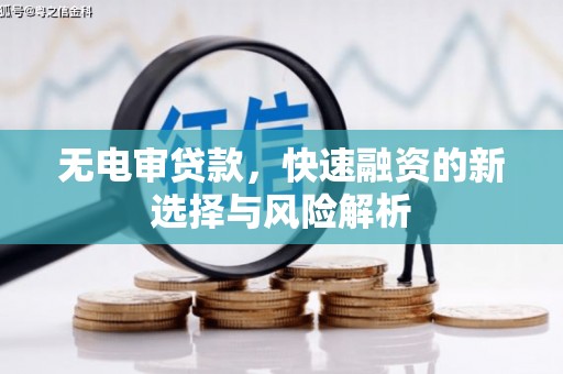 友谊无电审贷款，快速融资的新选择与风险解析