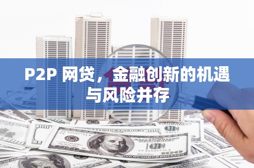 友谊P2P 网贷，金融创新的机遇与风险并存
