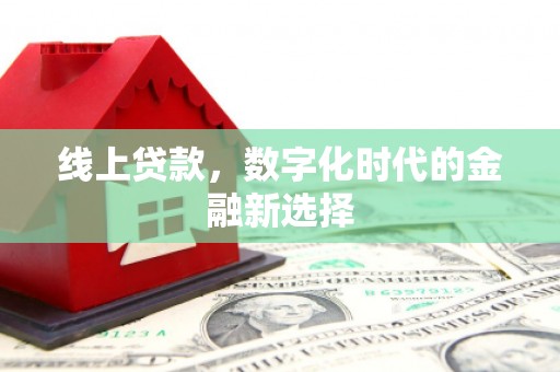 友谊线上贷款，数字化时代的金融新选择