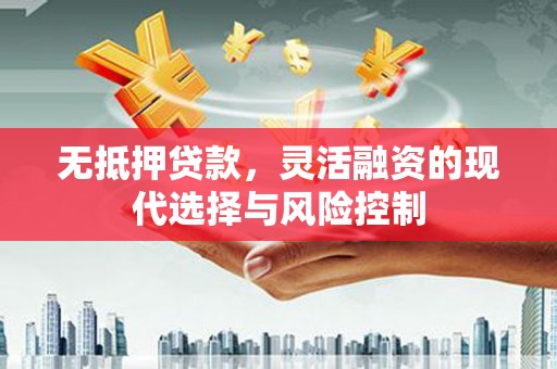 友谊无抵押贷款，灵活融资的现代选择与风险控制