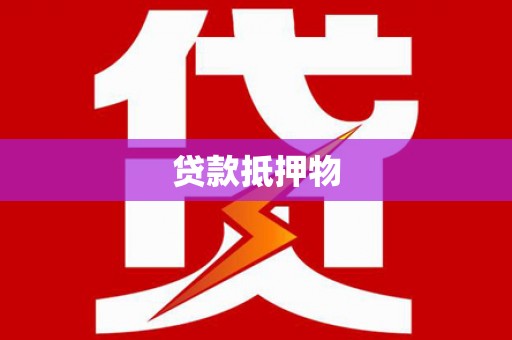 友谊贷款抵押物