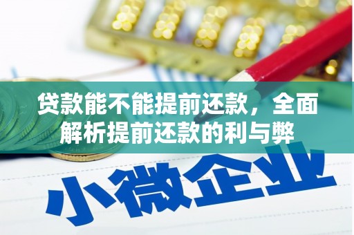 友谊贷款能不能提前还款，全面解析提前还款的利与弊