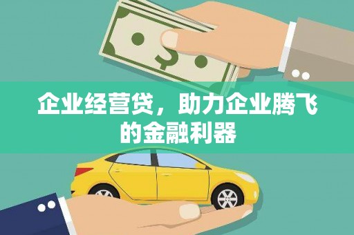 友谊企业经营贷，助力企业腾飞的金融利器