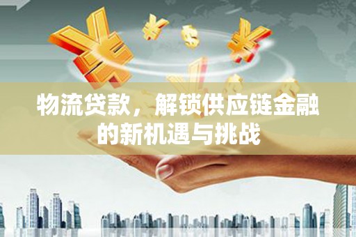 友谊物流贷款，解锁供应链金融的新机遇与挑战