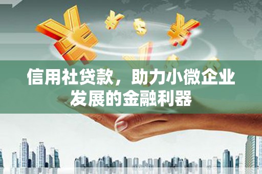 友谊信用社贷款，助力小微企业发展的金融利器