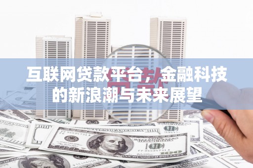 友谊互联网贷款平台，金融科技的新浪潮与未来展望