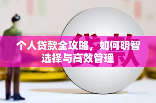 友谊个人贷款全攻略，如何明智选择与高效管理