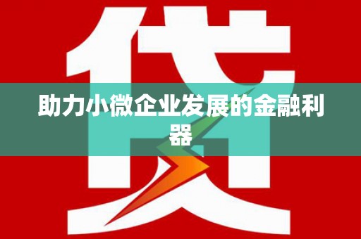 友谊助力小微企业发展的金融利器