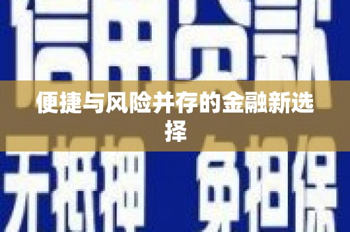 友谊便捷与风险并存的金融新选择