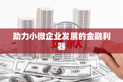 友谊助力小微企业发展的金融利器
