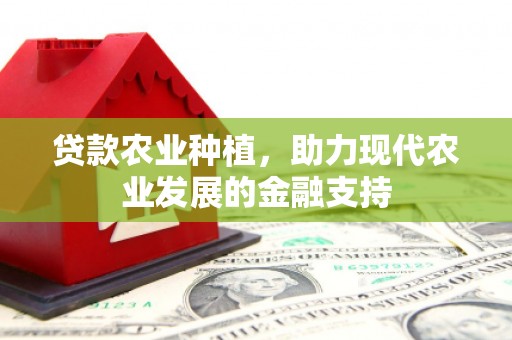 友谊贷款农业种植，助力现代农业发展的金融支持